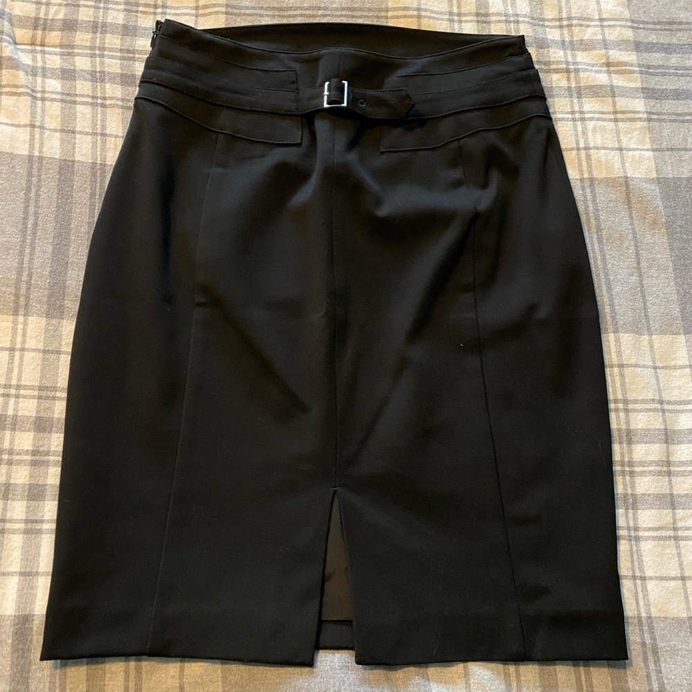 Black Express Pencil Skirt